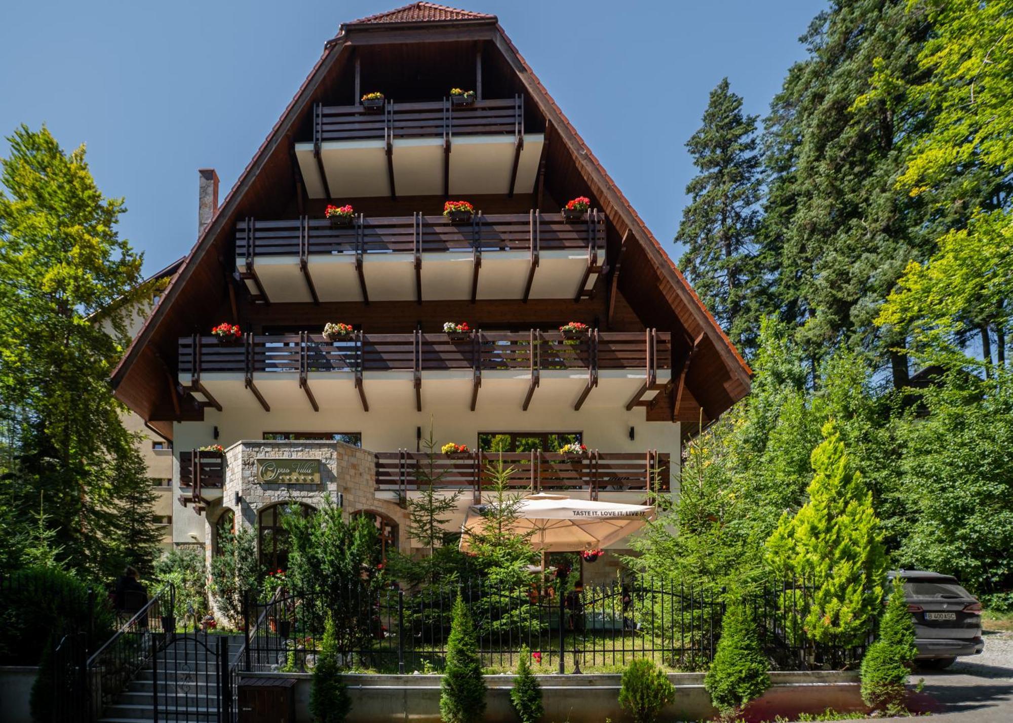 Opus Villa Sinaia Eksteriør billede The chalet in 2012